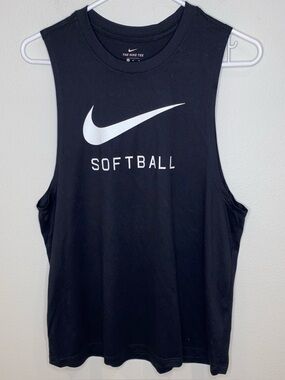 Nike Swoosh Softball Muscle Tank Top
Black Size Woman’s M Outdoors